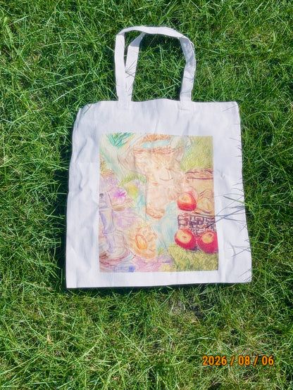 daydream sketches tote bag