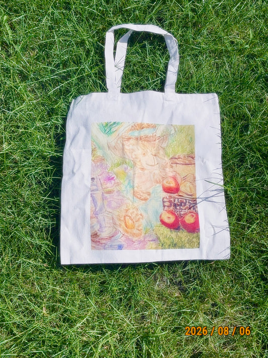 daydream sketches tote bag
