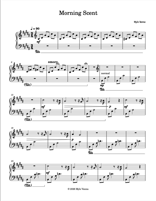 Morning Scent Sheet Music